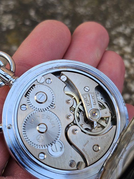 Ceas Cronometru Minerva Patent 1950 Vintage de colectie