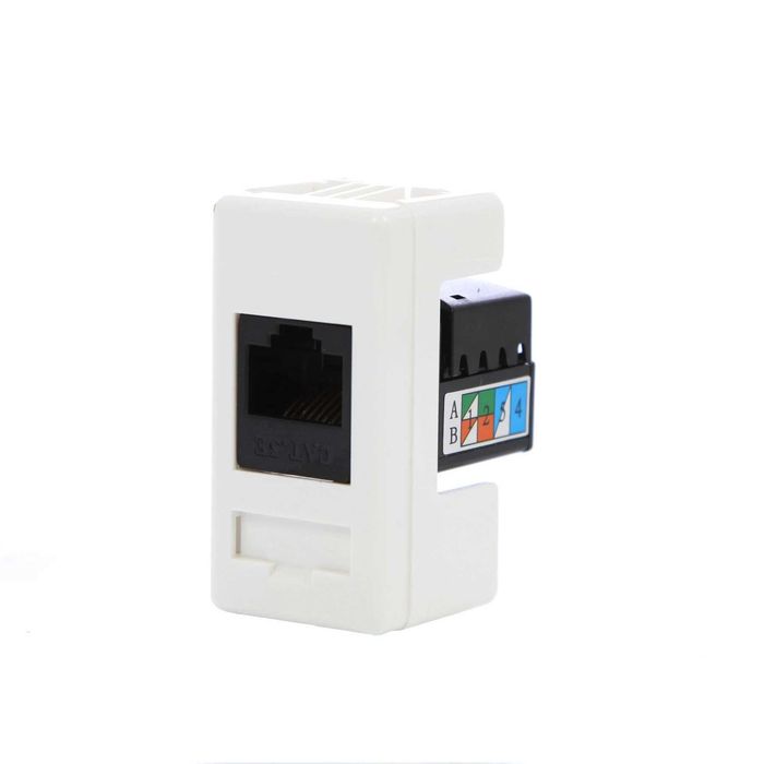 Priza internet Gewiss System GW20271, RJ45 cat.5E,incastrata, modulara