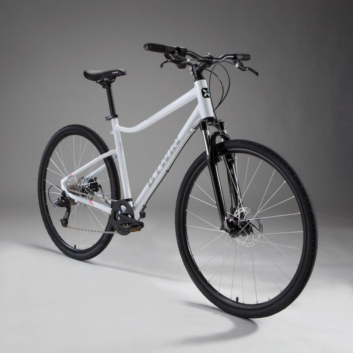 Bicicletă polivalentă Riverside 500 Alb - (SecondHand) Decathlon