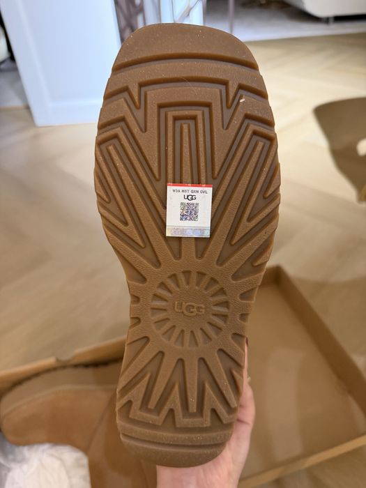 Cizme UGG Cityfunc Mid, originale, culoare maro camel.