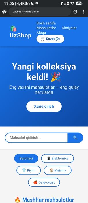 Web sayt sotiladi