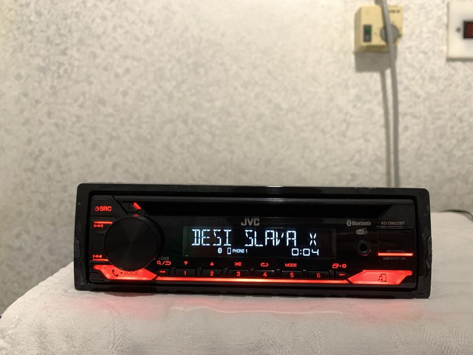 Авто Cd JVC Bluetooth