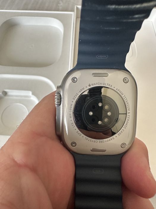 Apple watch ultra2 Titanium blue