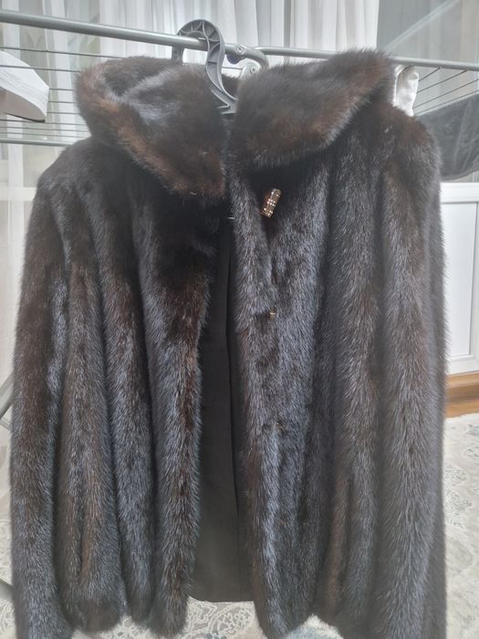 Шуба коричневый,