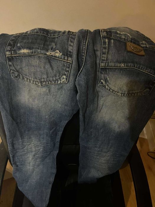 Дънки Армани светло сини