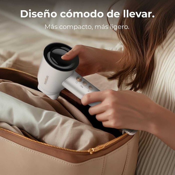 Сешоар Cecotec DryGlam Waves Champagne безчетков мотор 1600W 4в1