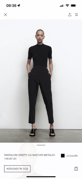 Pantaloni Zara drepti