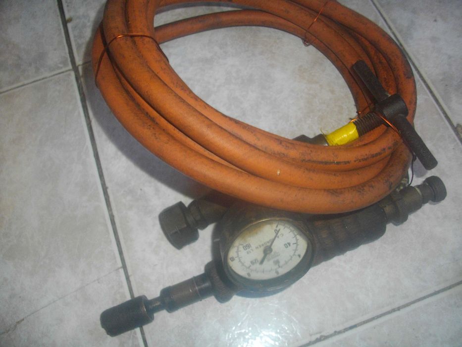 Газови Горелка Маркуч Вентил-Старо Качество/ Редуцир Вентил Газов-Герм