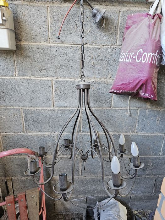 Люстра рабочая бу