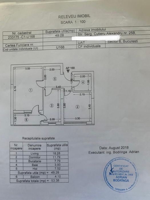 Vand apartament doua camere Complex Plaza Exigent