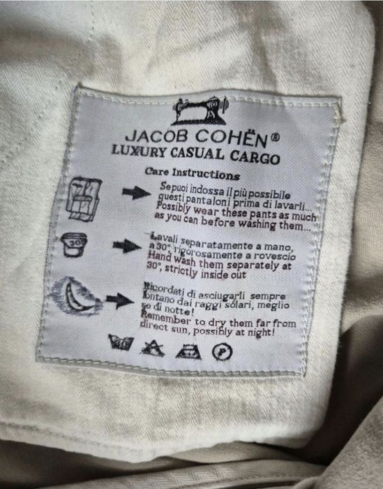 Blugi Handmade Jacob Cohen, Bărbați - Ediție Limitată - 36 (Fit W34)