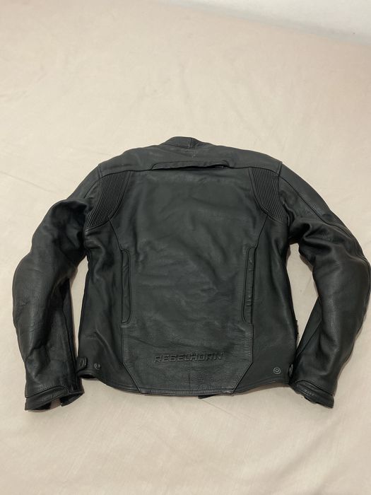 Geaca de piele moto, Rebelhorn Runner II, M, cu protectii.