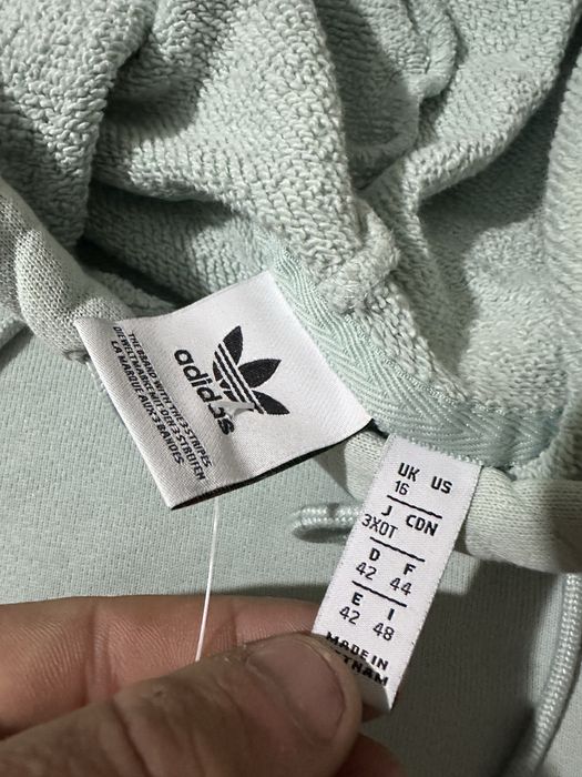 Adidas Originals Cropped Hoodie  Ash Green