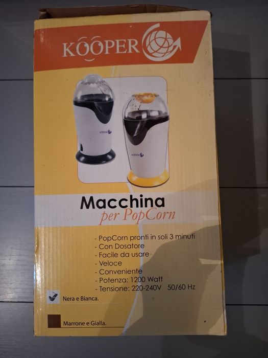 Mașina de făcut popcor Kooper