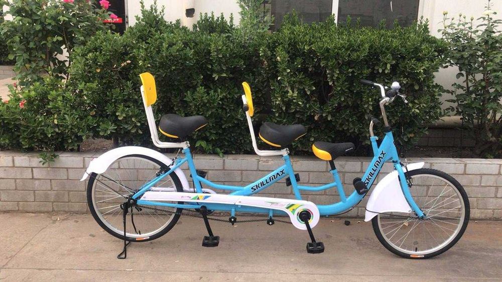 Тандем. Семейный велосипед.