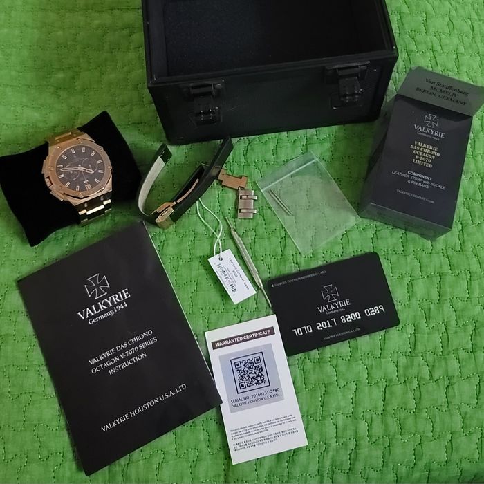 VALKYRIE DAS CHRONO OCTAGON V-7070 (all gold) лимитированная серия — п