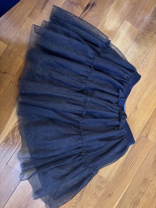 Fusta H&M 134/140, 8-10 ani, tutu gri cu argintiu