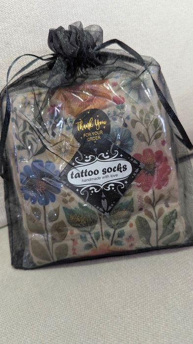 Нов дамски чорапогащник с принт на цветя xs-m подходящ за подарък