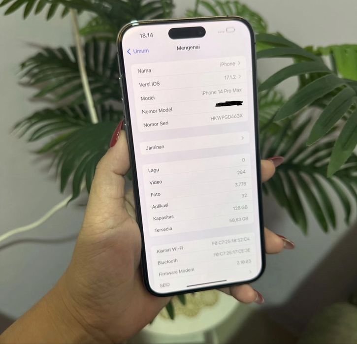 iPhone 14 ProMax 128Gb Pruple Akk: 88% Radnoy