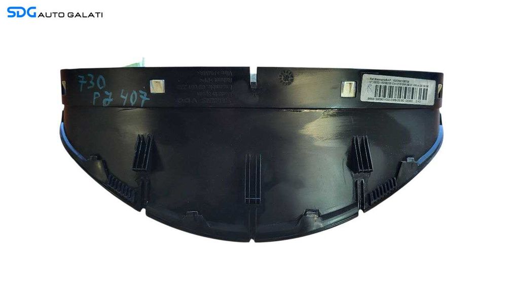 Ceas Ceasuri Cluster Instrumente Bord Peugeot 407 2004 - 2010 Cod A2C53010609-G A2C53106703 9658138580 [L8528]