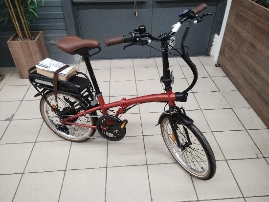 Bicicletă pliabilă electrică E Fold 500 - produs resigilat Decathlon