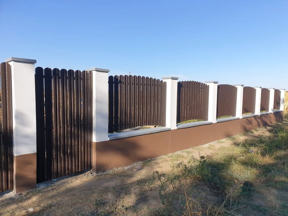 Garduri din panou stil jaluzele, din sipca metalica, tabla, plasa, BCA