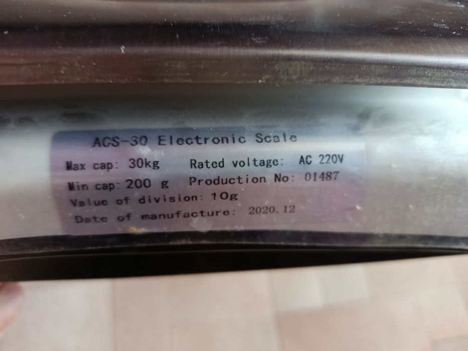 Электронные весы acs-30