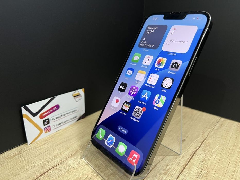 iPhone 13 Pro Max 512Gb Graphite Second-Hand 3 ani garanție, Telef