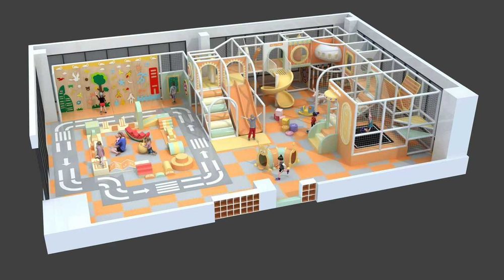 Детский лабиринт, детский игровой парк.