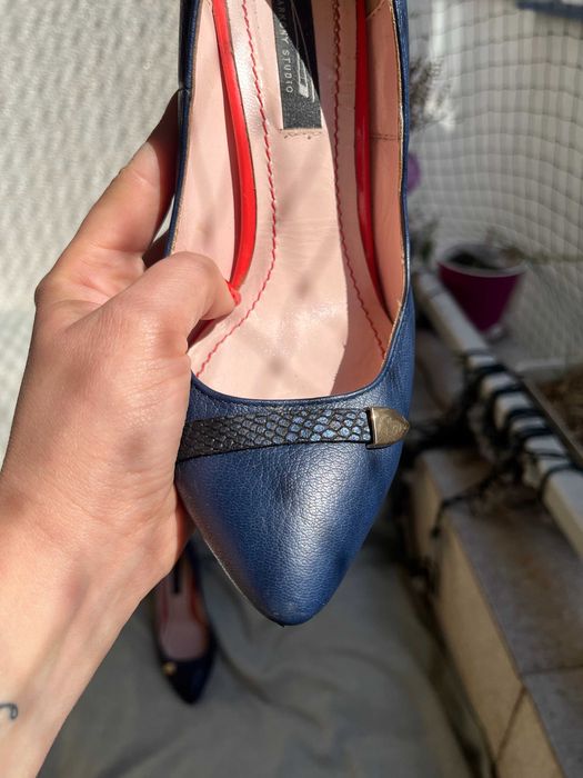 Pantofi piele naturală Garkony mărimea 36