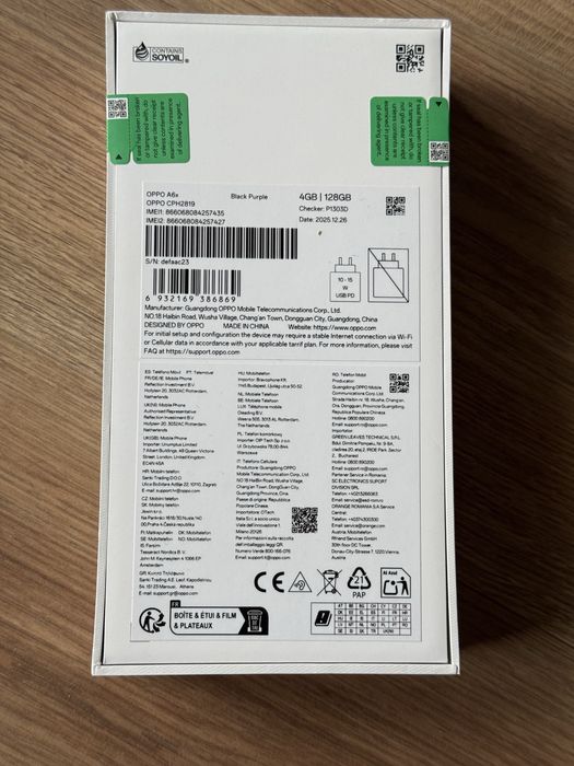 Чисто нов телефон  Oppo A6X
