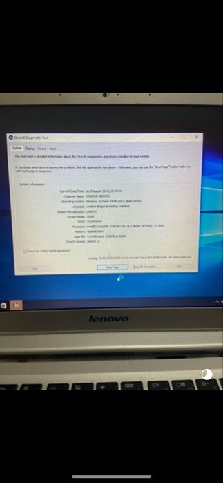 Laptop Lenovo ideapadU340p ultra slim i3 gen.a IV-a gen,4gb/ram,500gb