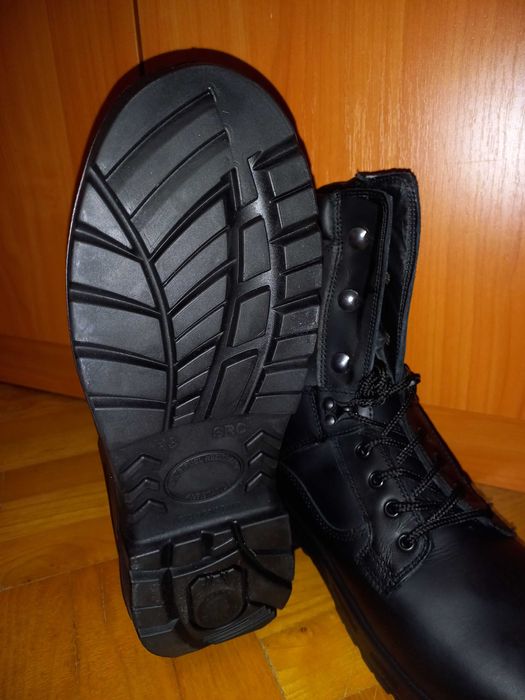 зимни кубинки тип полицейски - естествена кожа