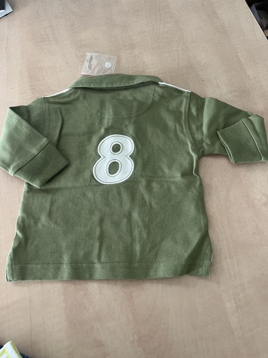 Блузка с дълъг ръкав за момче 6/9 месеца