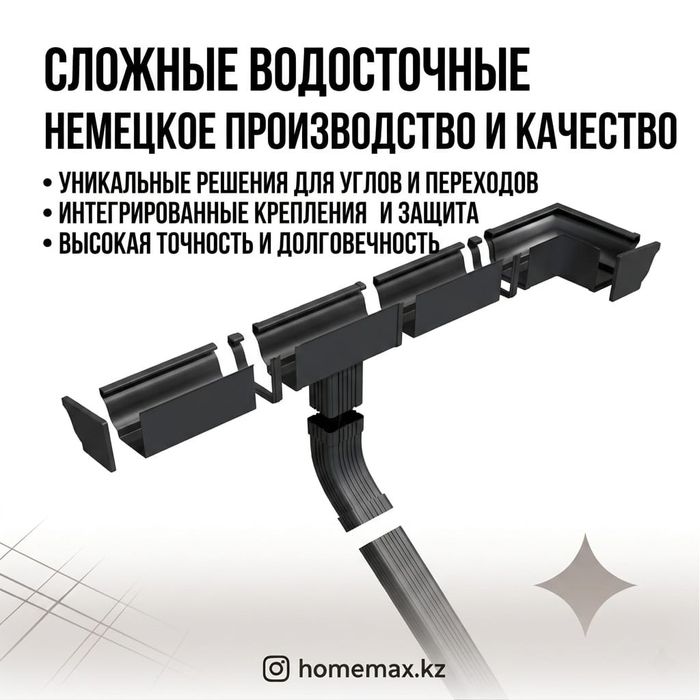 Металлочерепица. Композитная черепица. Водосток и кровля под ключ