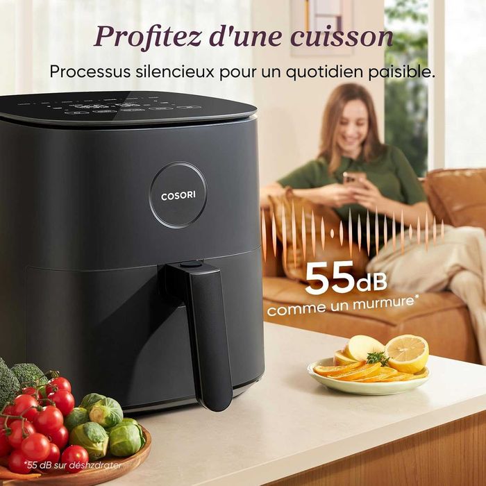 Фритюрник/Еър фрайър с горещ въздух Cosori Pro LE 4.7L (CAF-L501) 1500W
