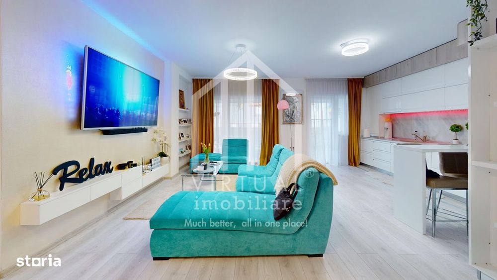 Apartament cu 3 camere, 71mp utili+balcon 12mp, loc de parcare