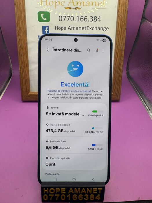 HOPE AMANET P2-Samsung s25 512 GB/12 RAM/100% BAT