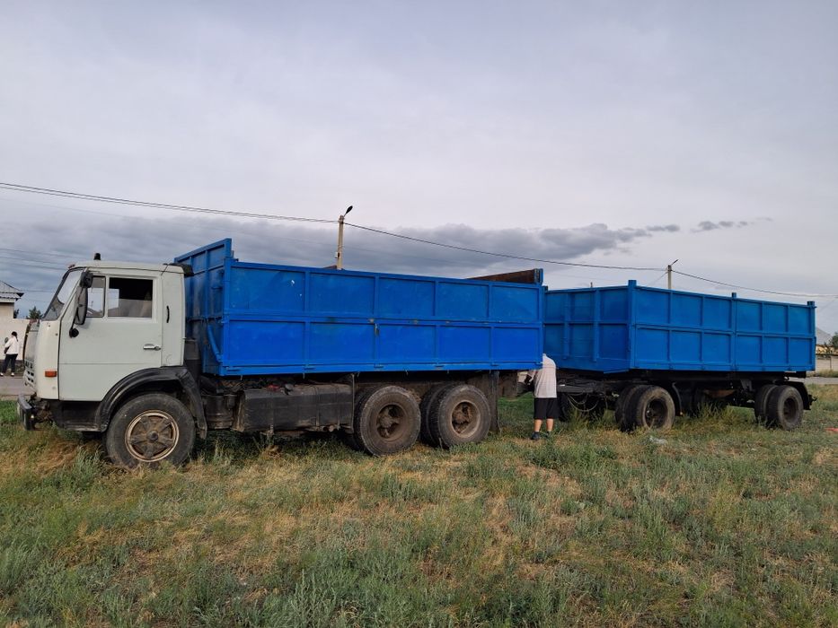 Камаз с прицепом