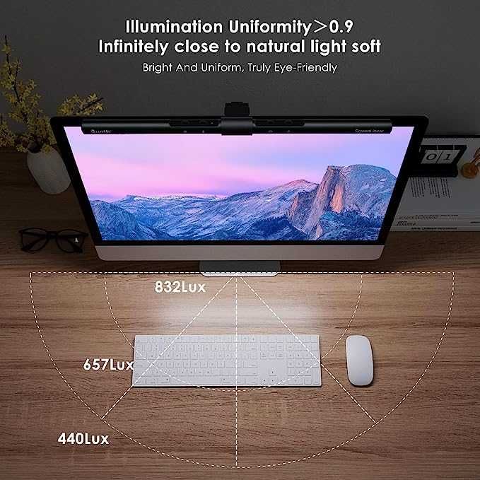 Lampa LED pentru monitor 3 în 1 Touch ,  lumina reglabila nou cutie