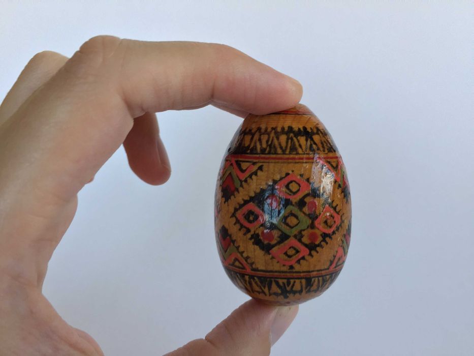 Великденско яйце, дървено №23