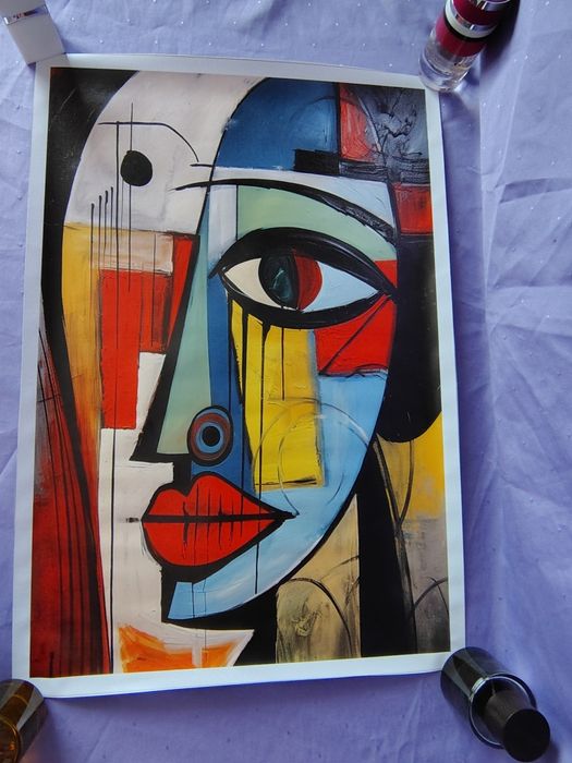 Pictură, tablou, tapet nou, artă abstractă