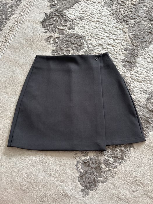 Юбка шорты серая