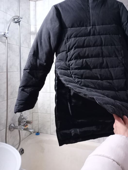 Дамско Яке Only S пух и пера дълго зимно палто яке