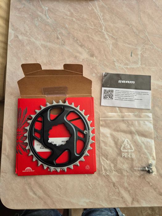 SRAM X-Sync 2 Eagle CF 3mm Offset и верига SRAM 12 скорости