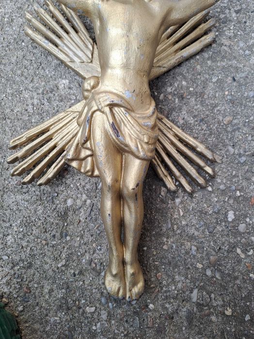 isus decoratiune fonta statueta fonta 40/30 cm
