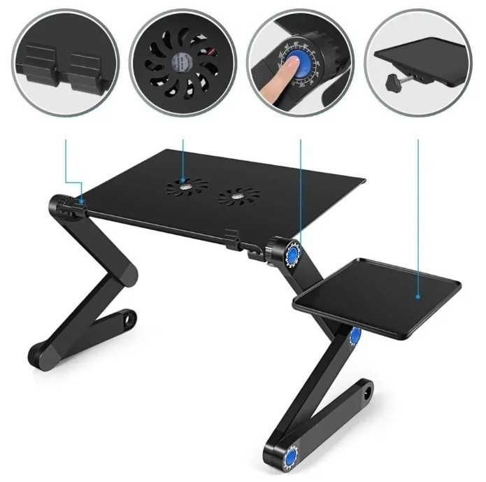 Регулируемая многофункциональная вентилируемая подставка для ноутбука