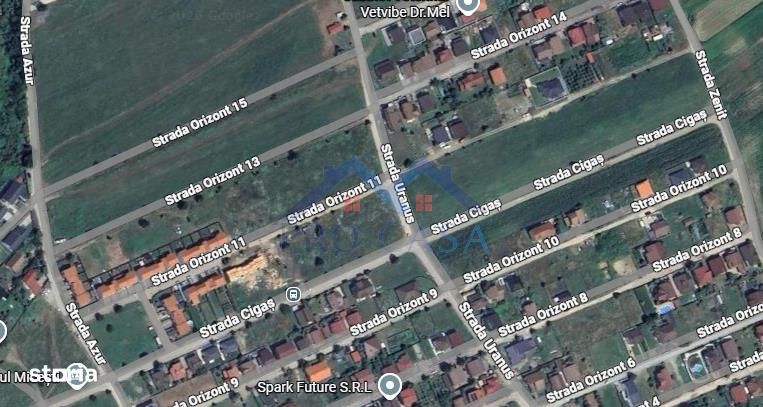 Teren construibil, 389 mp. cartier Orizont, toate utilitatile