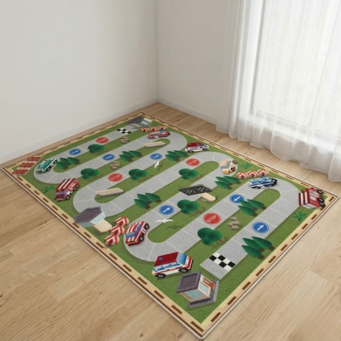 Детски килим за игра 120х160см -Противоплъзгащ и миещ се