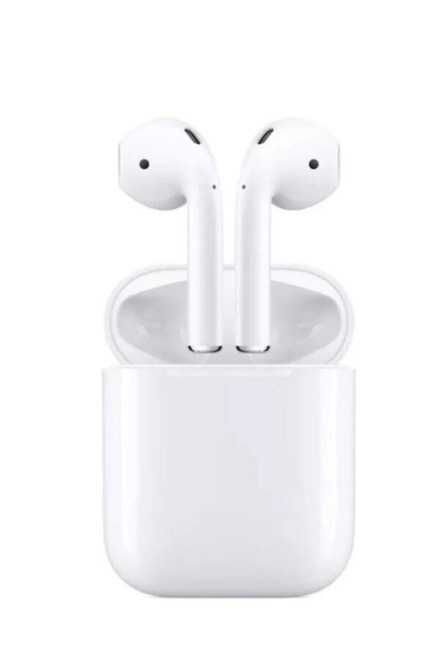 Vand Apple AirPods 2 (gen.2) cu carcasa de incarcare Lightning.